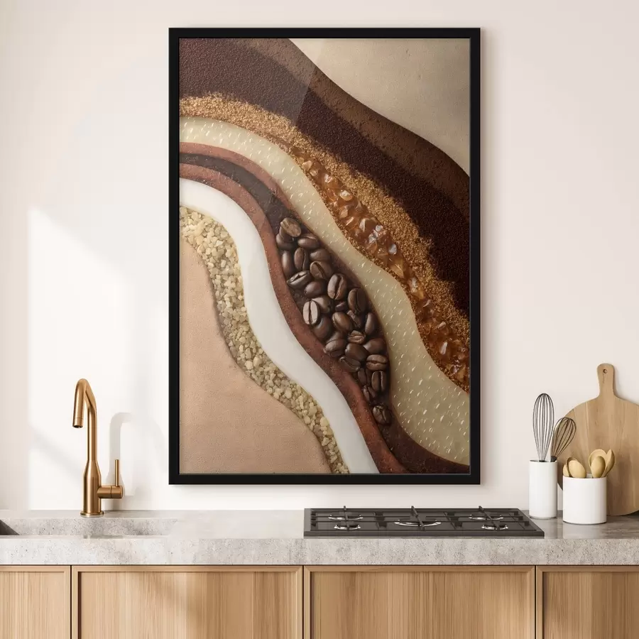 fototapet straturi de cafea f47960