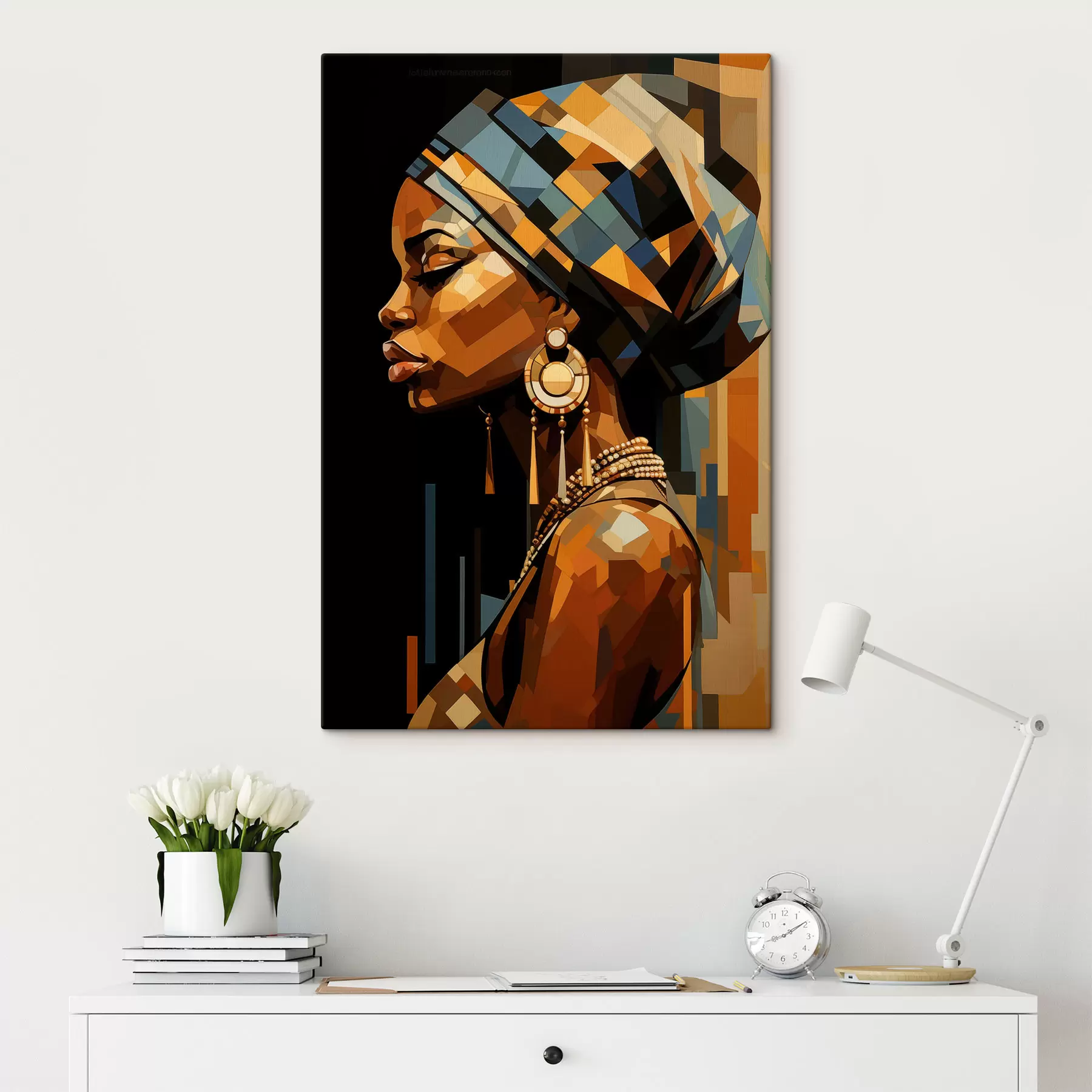 fototapet Portret abstract al unei femei s48299