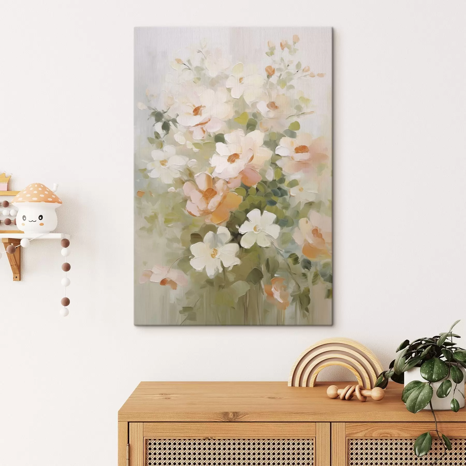 fototapet Flori pictura imitație s48322