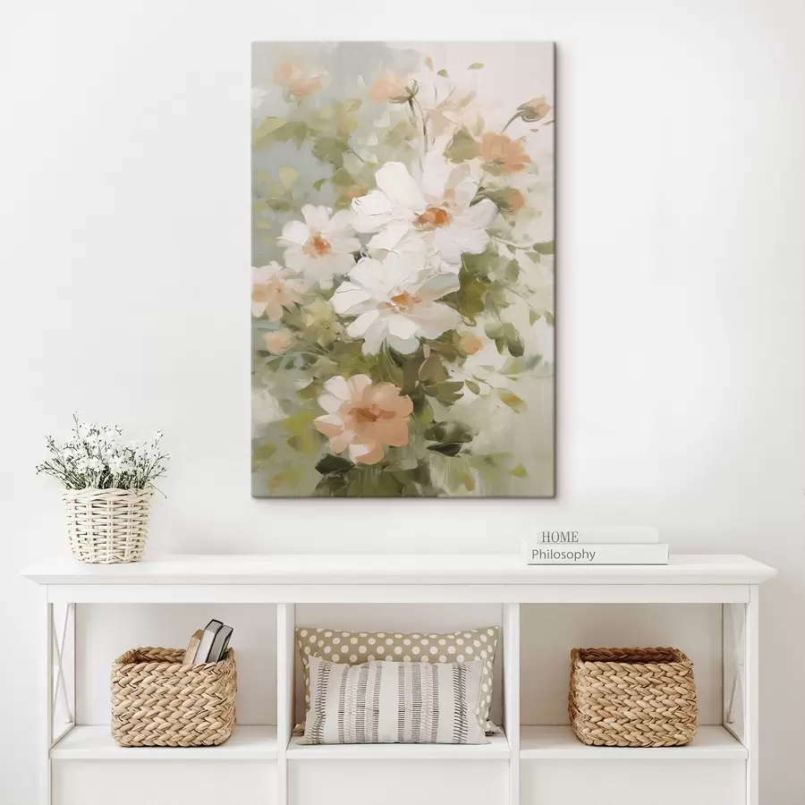 Tablouri Imitație delicată de flori pictate s48323