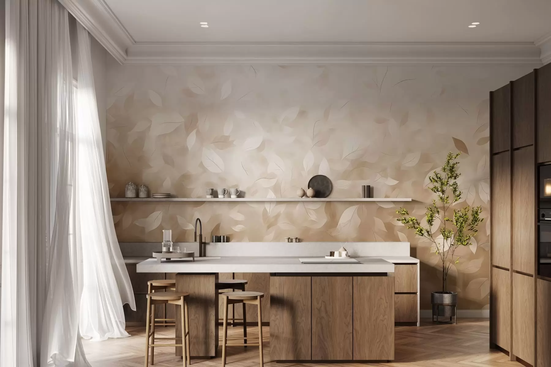 fototapet Șoapta frunzelor w05277