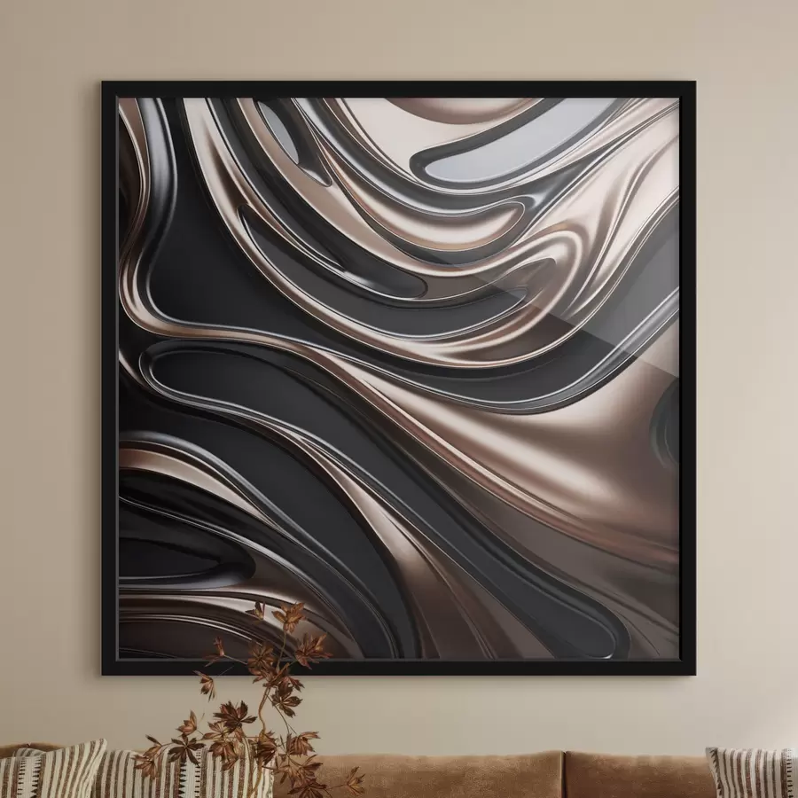 fototapet Artă abstractă cu motive învolburate f48400