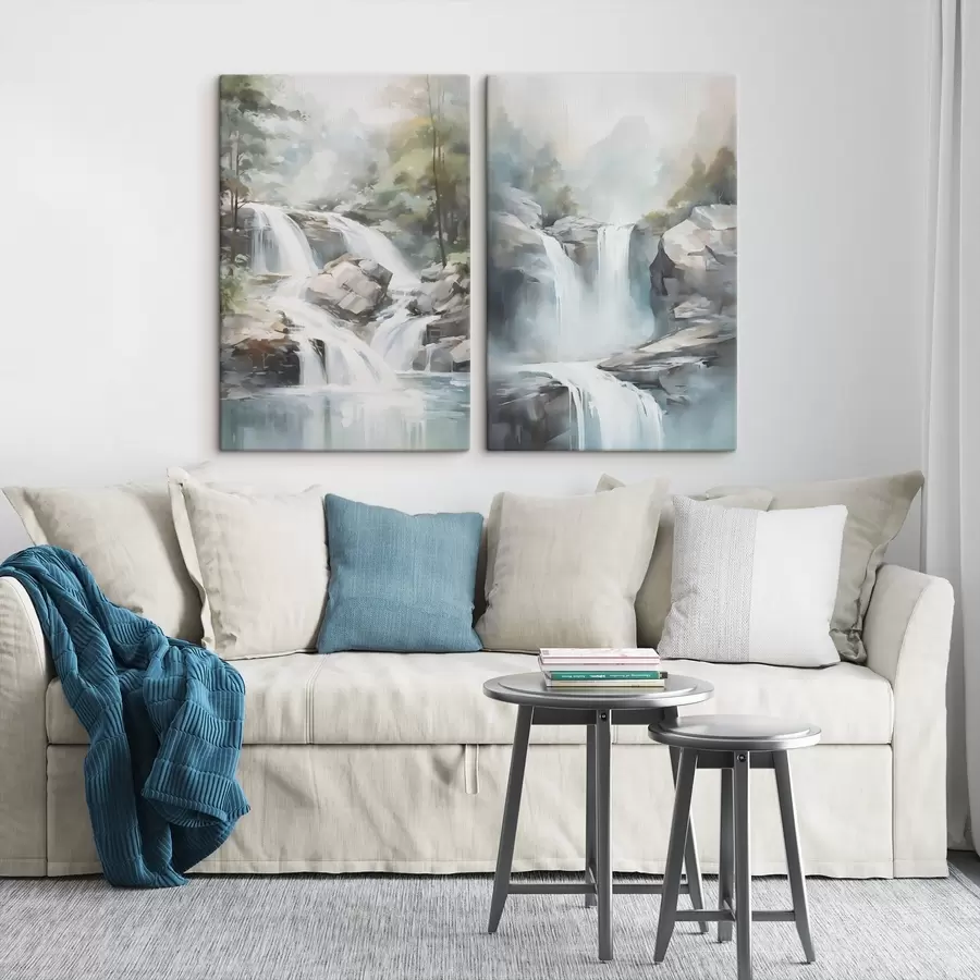 Tablouri Imitare de cascadă în pictură m30212