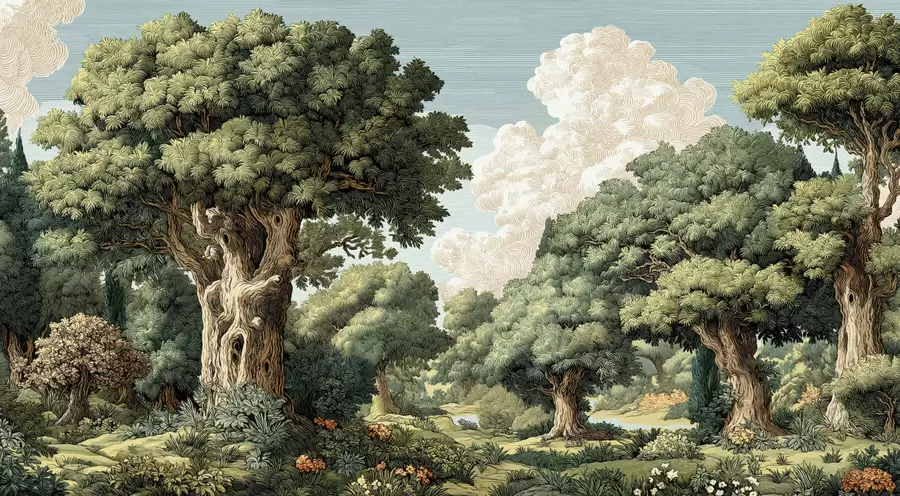 fototapet O pădure w05333