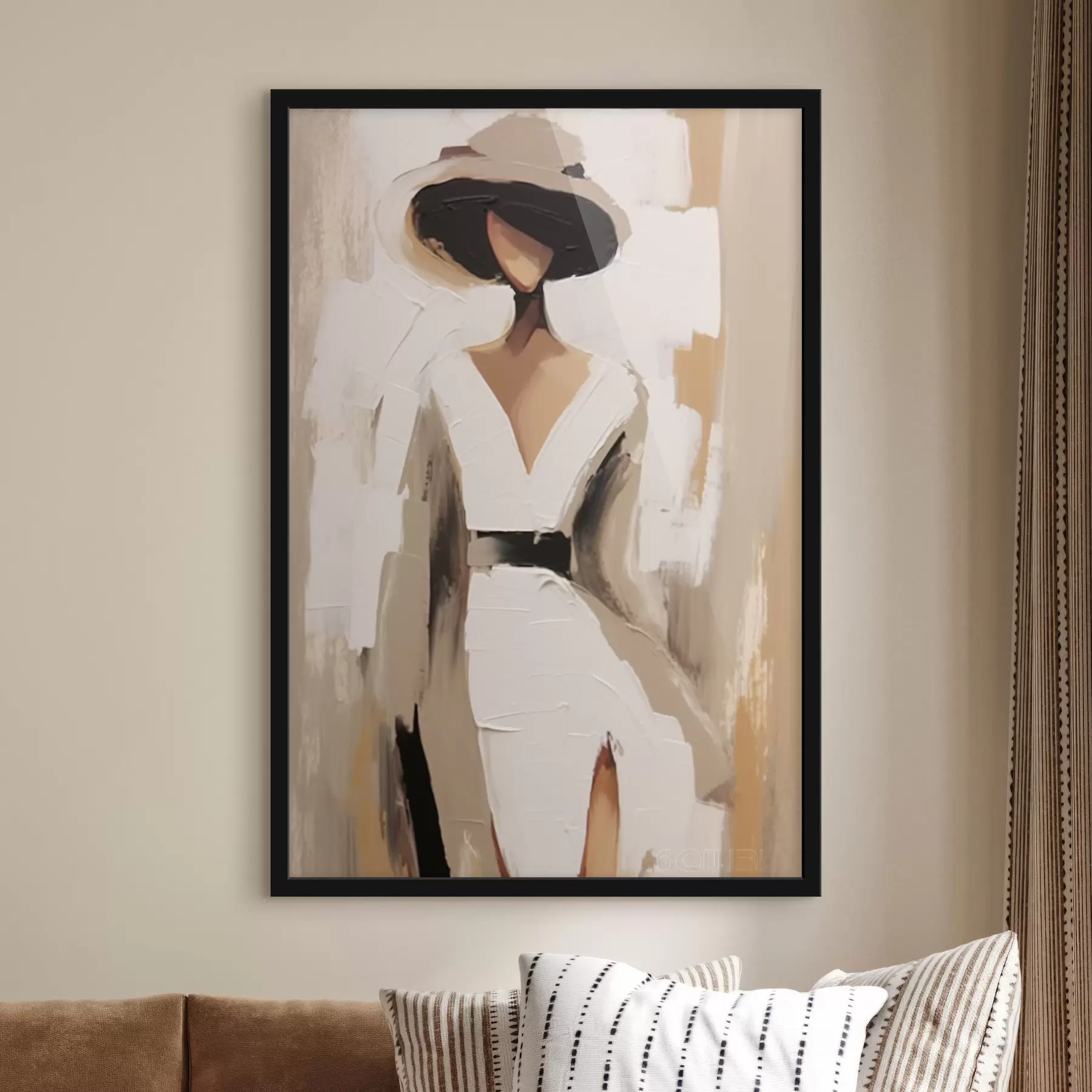 fototapet Femeie cu pălărie f48426