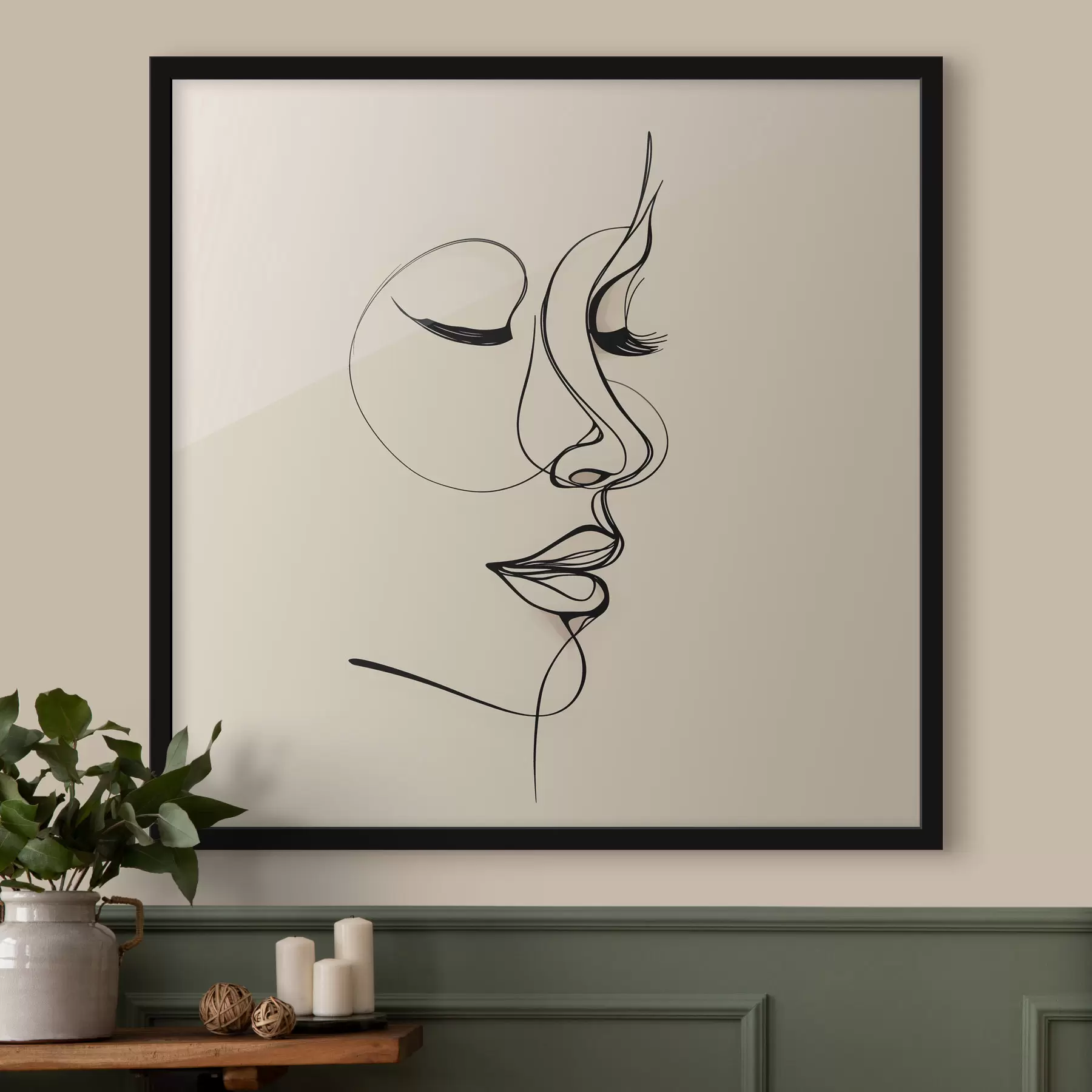 fototapet Conturul liniei f48429