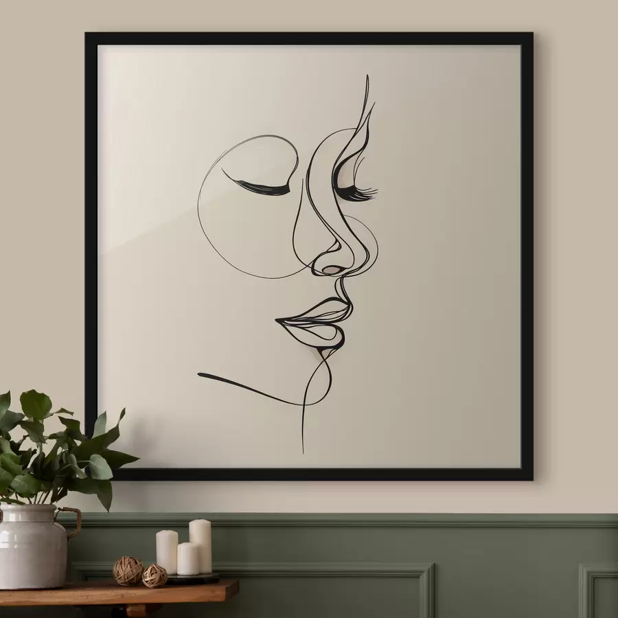 fototapet Conturul liniei f48429