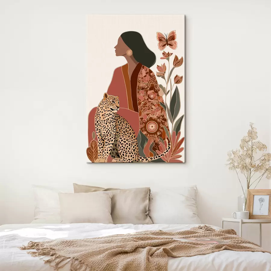 Tablouri Femeia cu frunze s48433