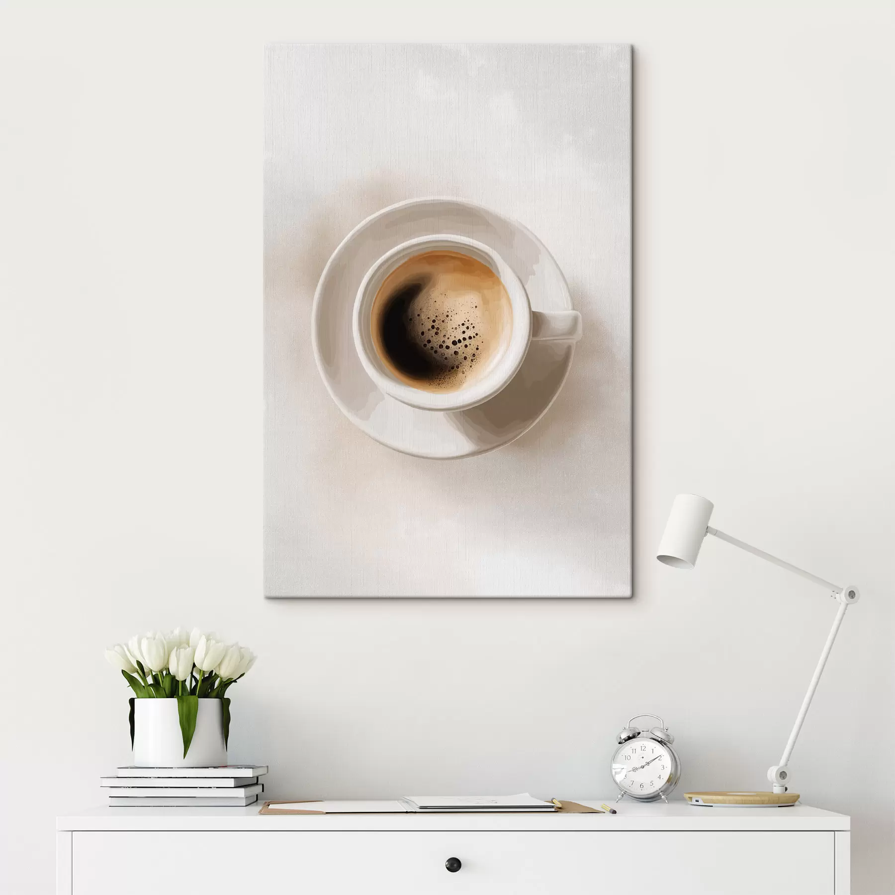 Tablouri Vedere de sus a aparatului de espresso s48443