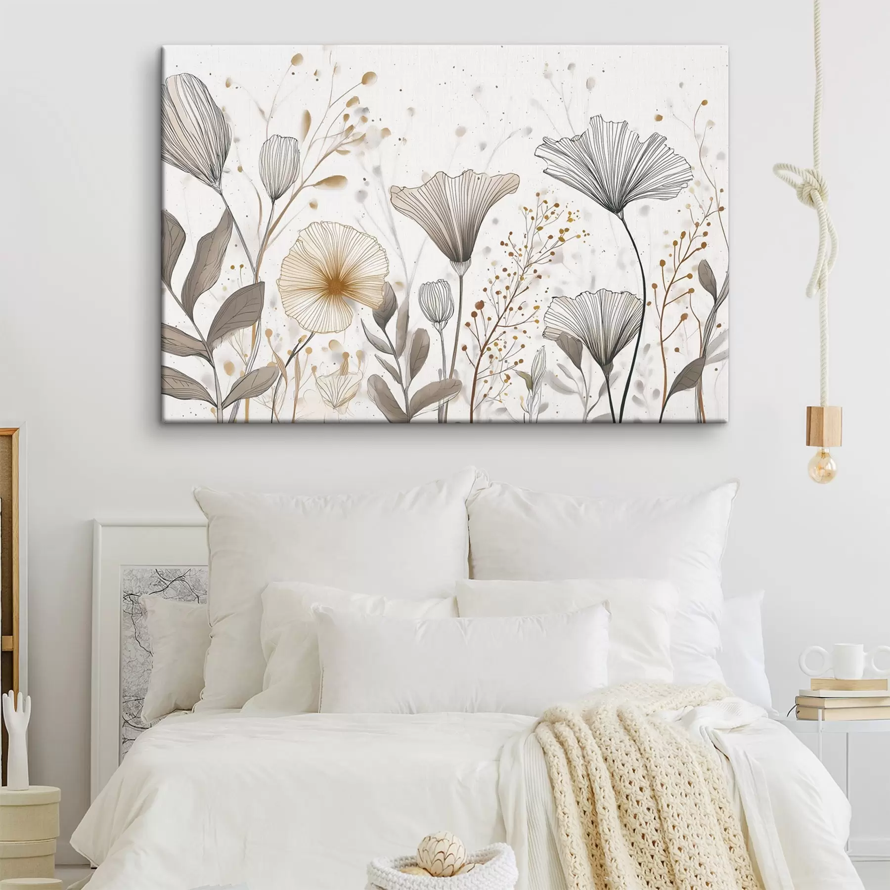Tablouri Flori și ierburi stilizate, minimalism s48484