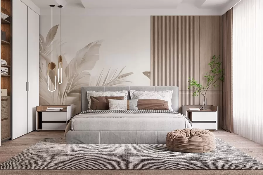 fototapet Frunze de bananier, frunze lungi w05377