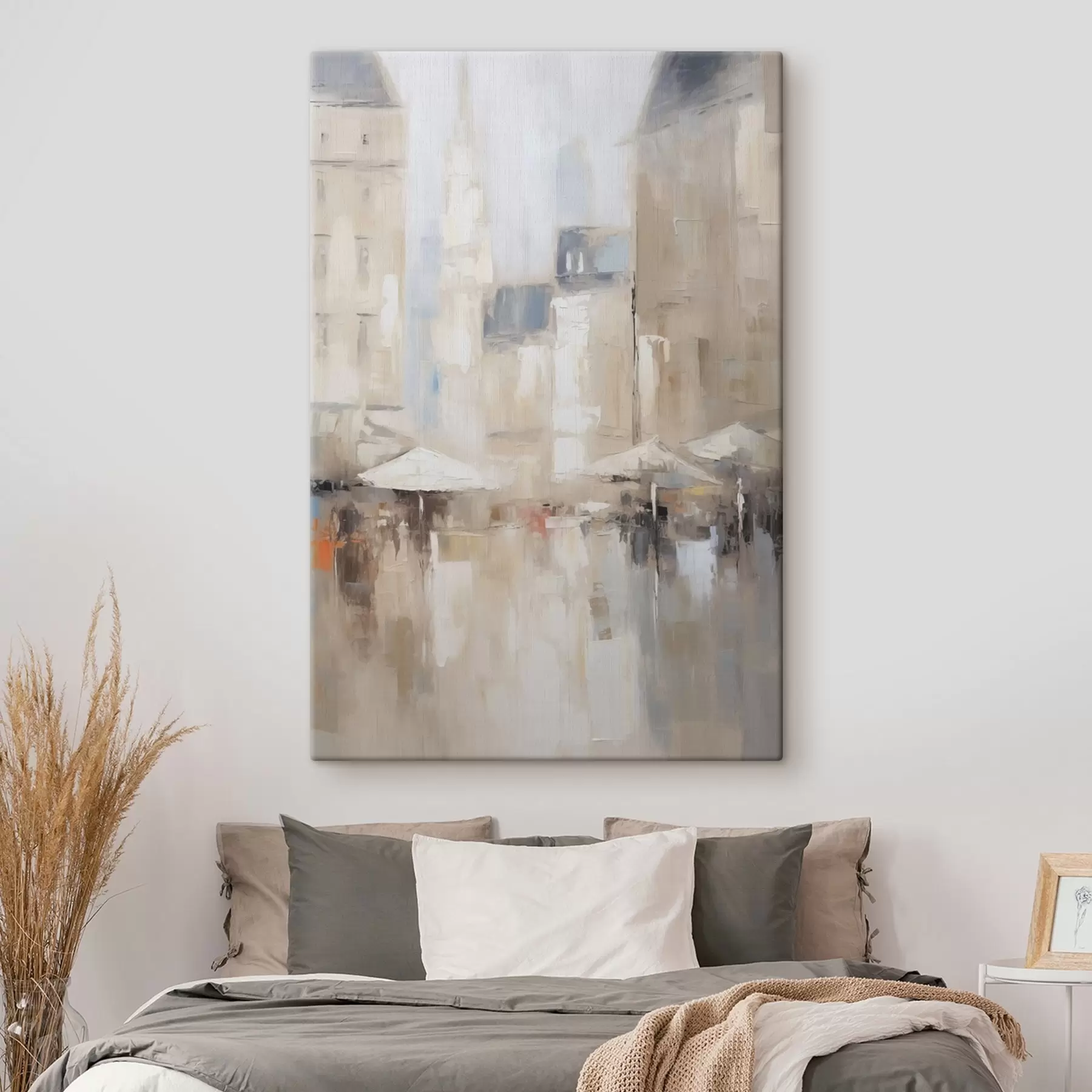 Tablouri Imitarea abstractă a peisajului urban în pictură s48501