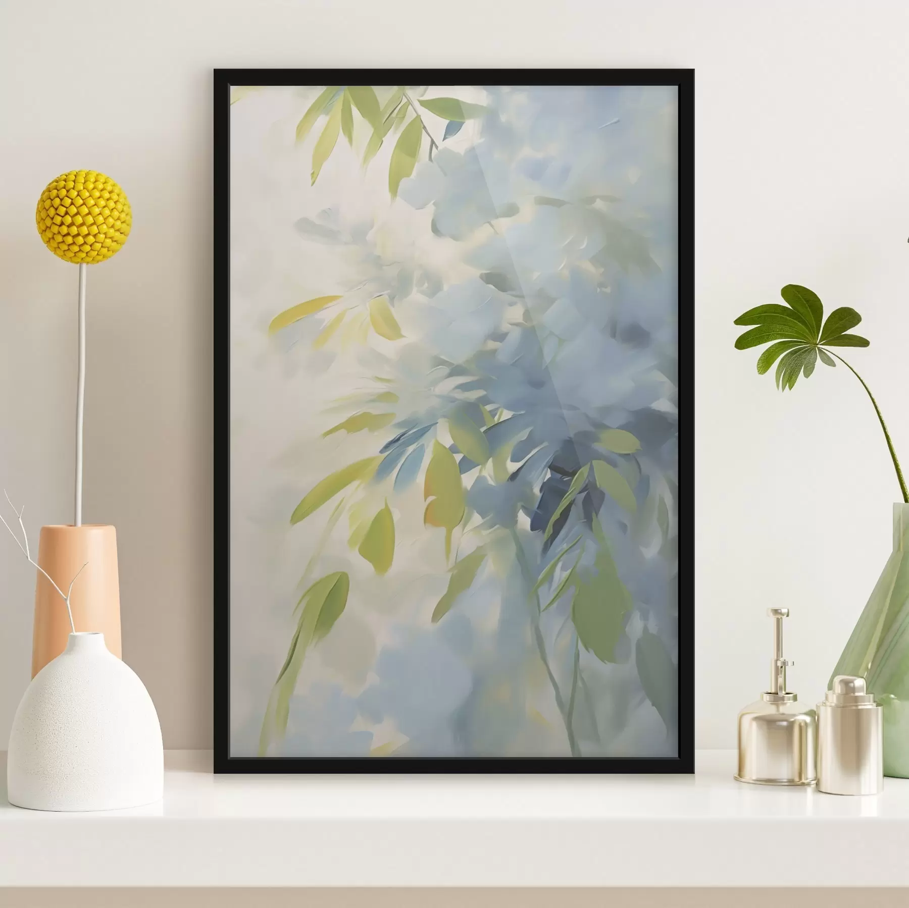 fototapet Abstracție vegetală inspirată din pictură f48499