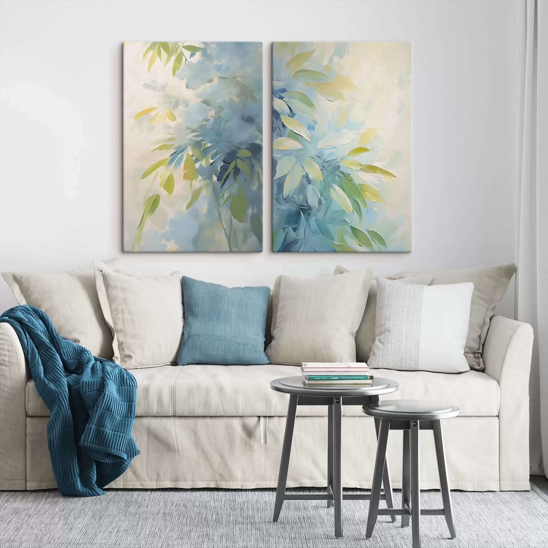 Tablouri Abstracție vegetală inspirată din pictură m30246