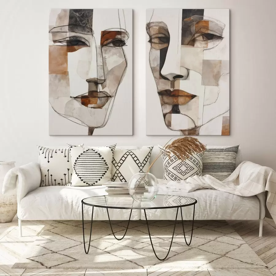 Tablouri Fețe abstracte m30155