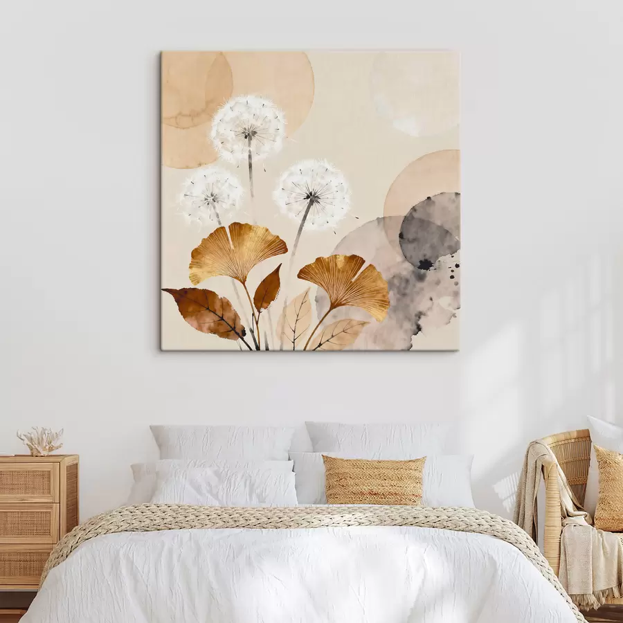 Tablouri Rețetă de păpădie și frunze de ginkgo s48279