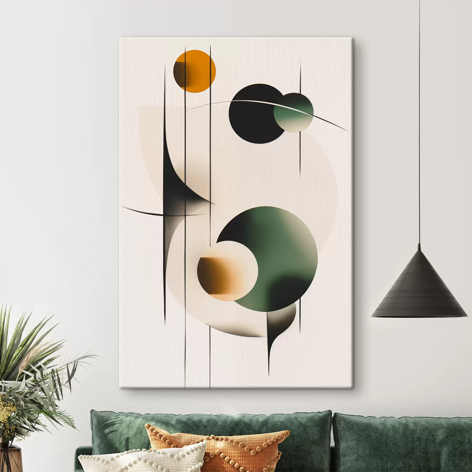 Tablouri Abstracție cu cercuri s48285