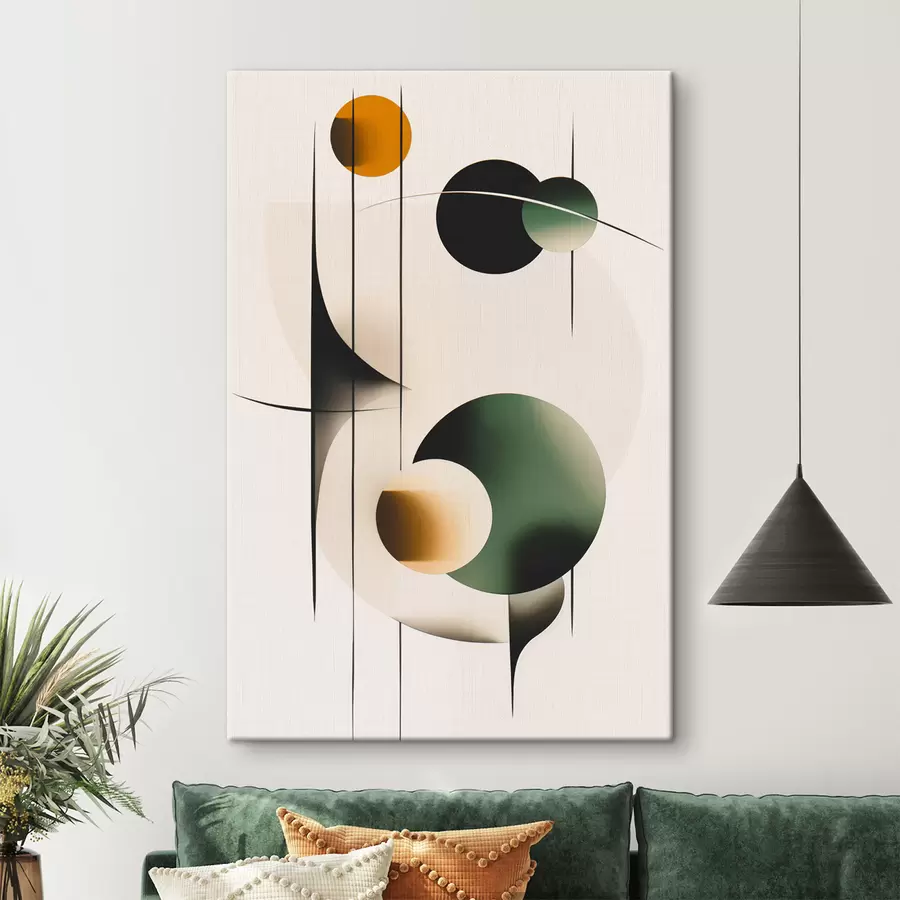 Tablouri Abstracție cu cercuri s48285