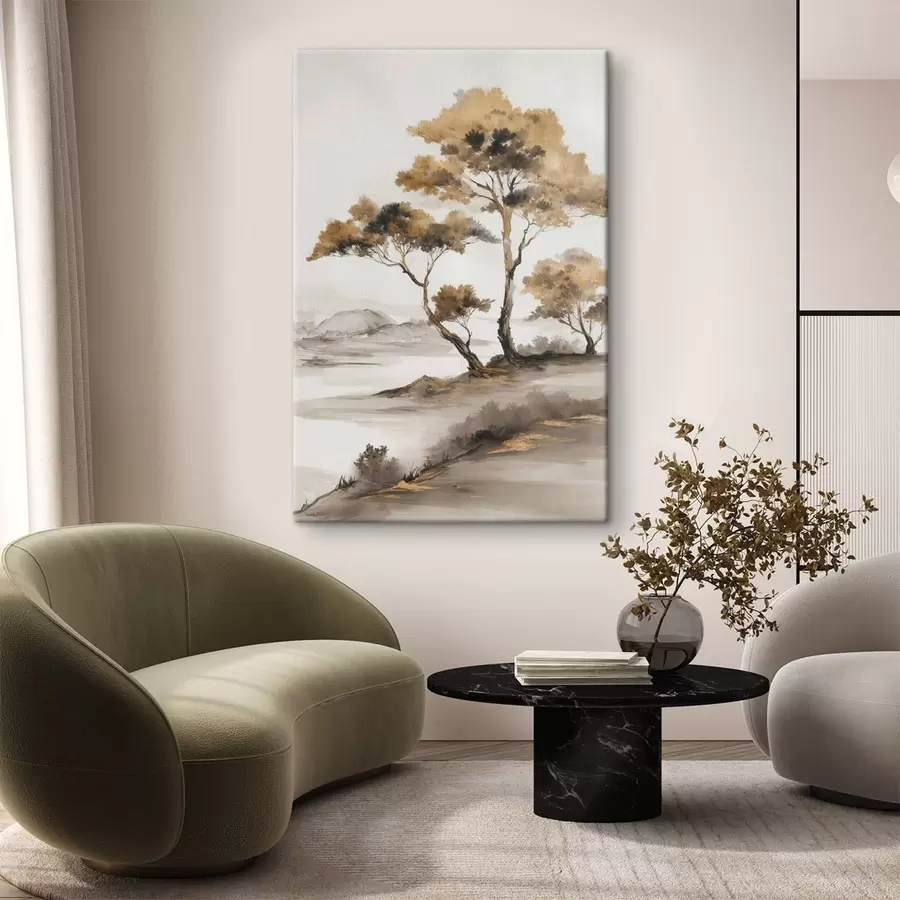 Tablouri Peisaj abstract cu copaci s48512
