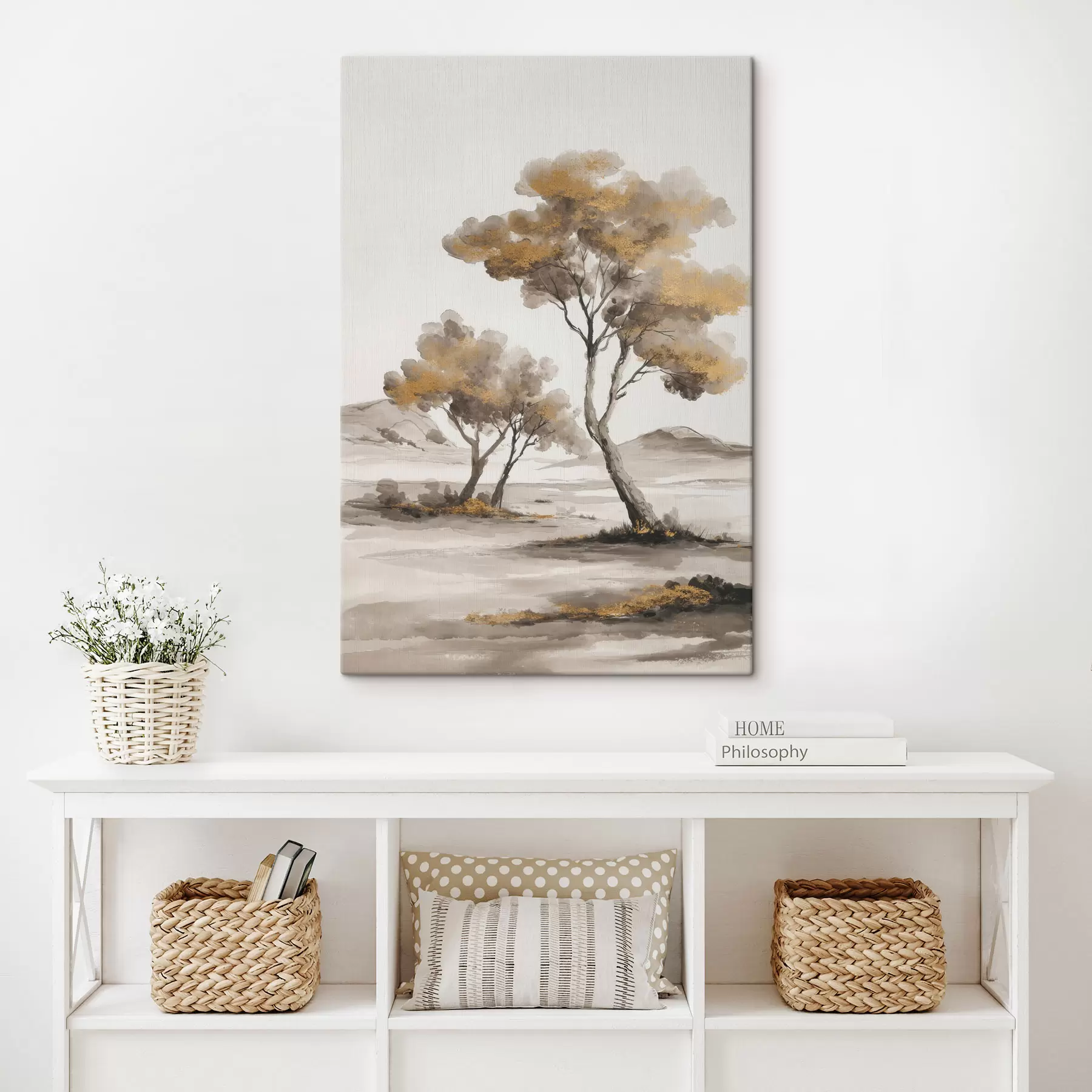 Tablouri Peisaj abstract cu copaci s48513