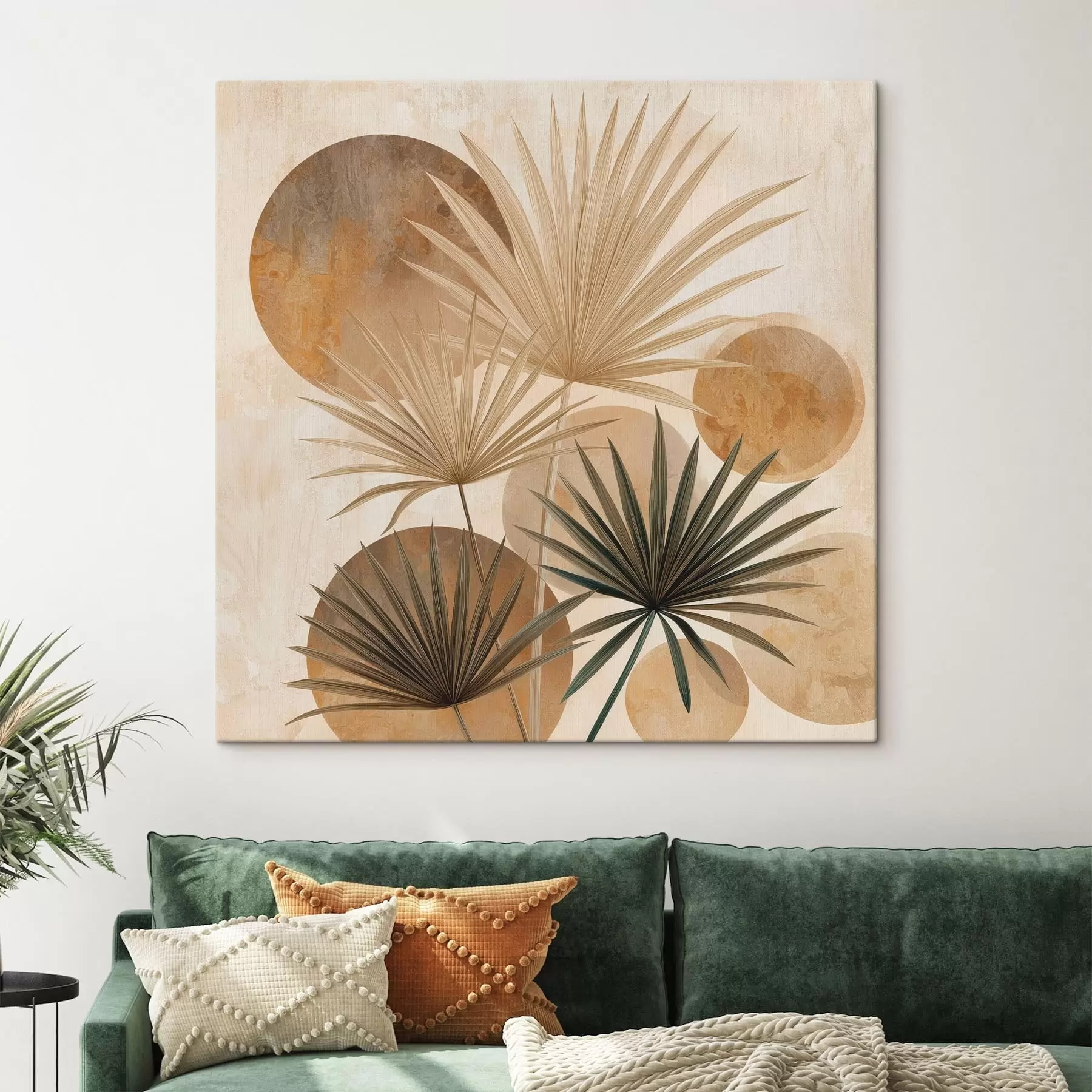 Tablouri Abstract frunze de palmier s48518