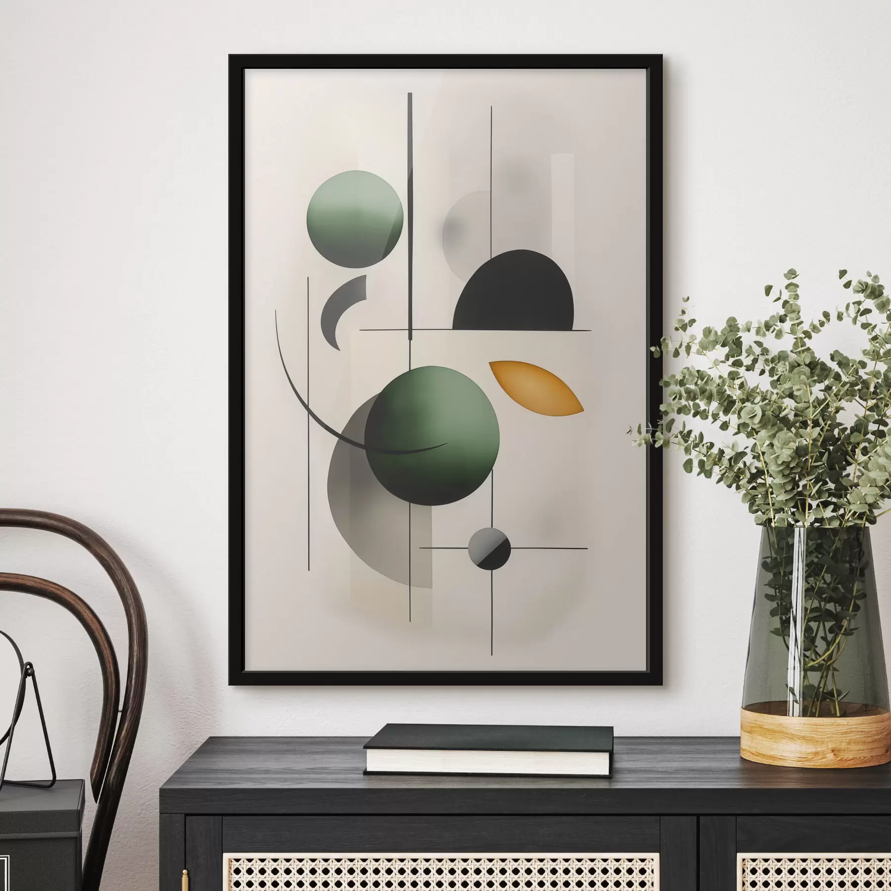 fototapet Abstracție cu cercuri f48284