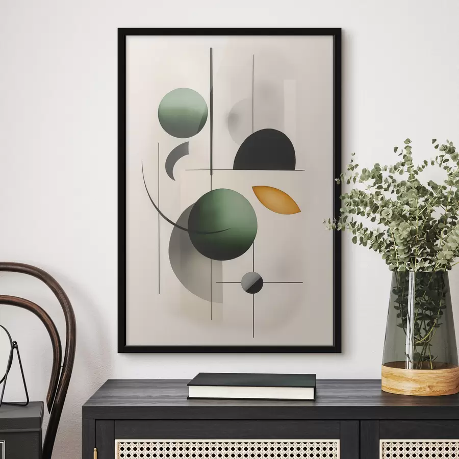 fototapet Abstracție cu cercuri f48284