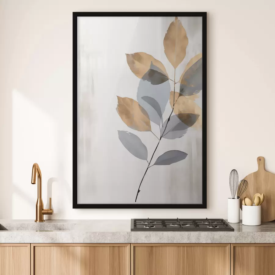 fototapet Ramură botanică minimalistă f48510