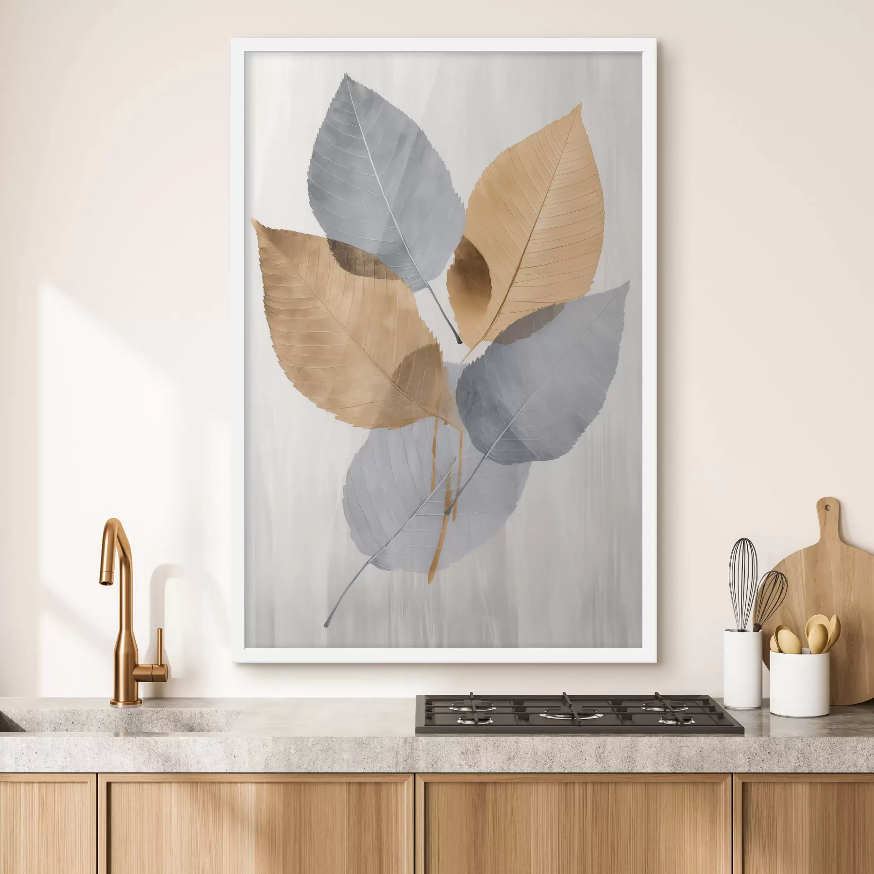 fototapet Frunze botanice abstracte f48511