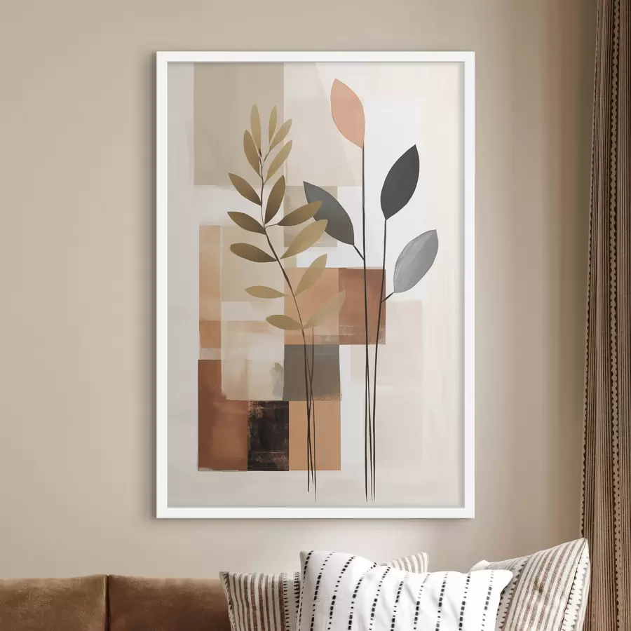 fototapet Compoziție botanică abstractă f48516