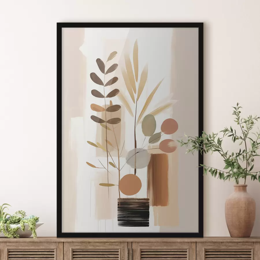 fototapet Compoziție botanică abstractă f48517