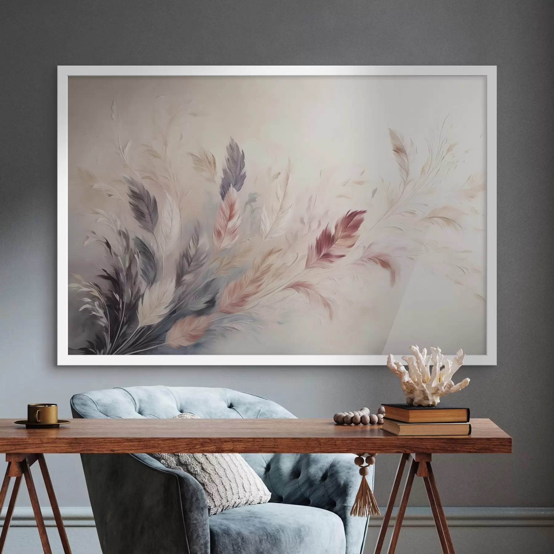 fototapet Mișcarea blândă a ierburilor f48537