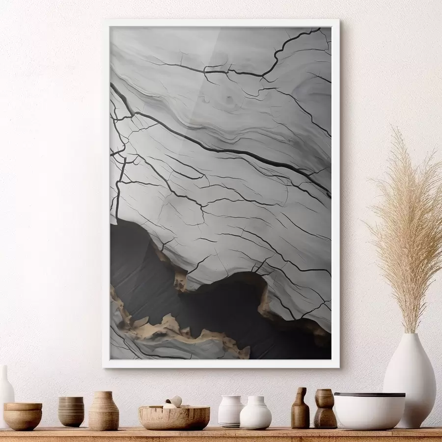 fototapet Plasticitatea pietrei f48542