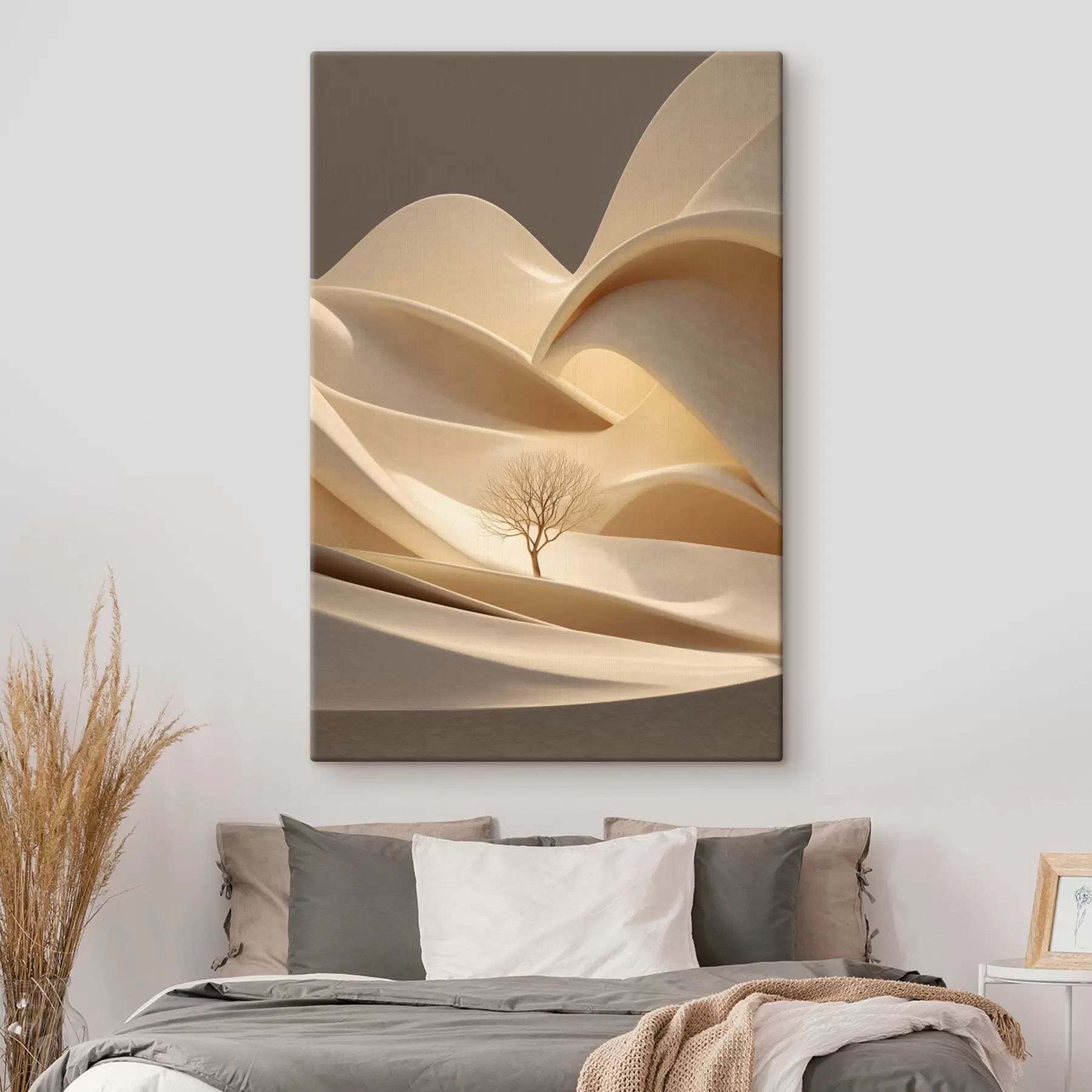 Tablouri un peisaj suprarealist cu un copac s48530