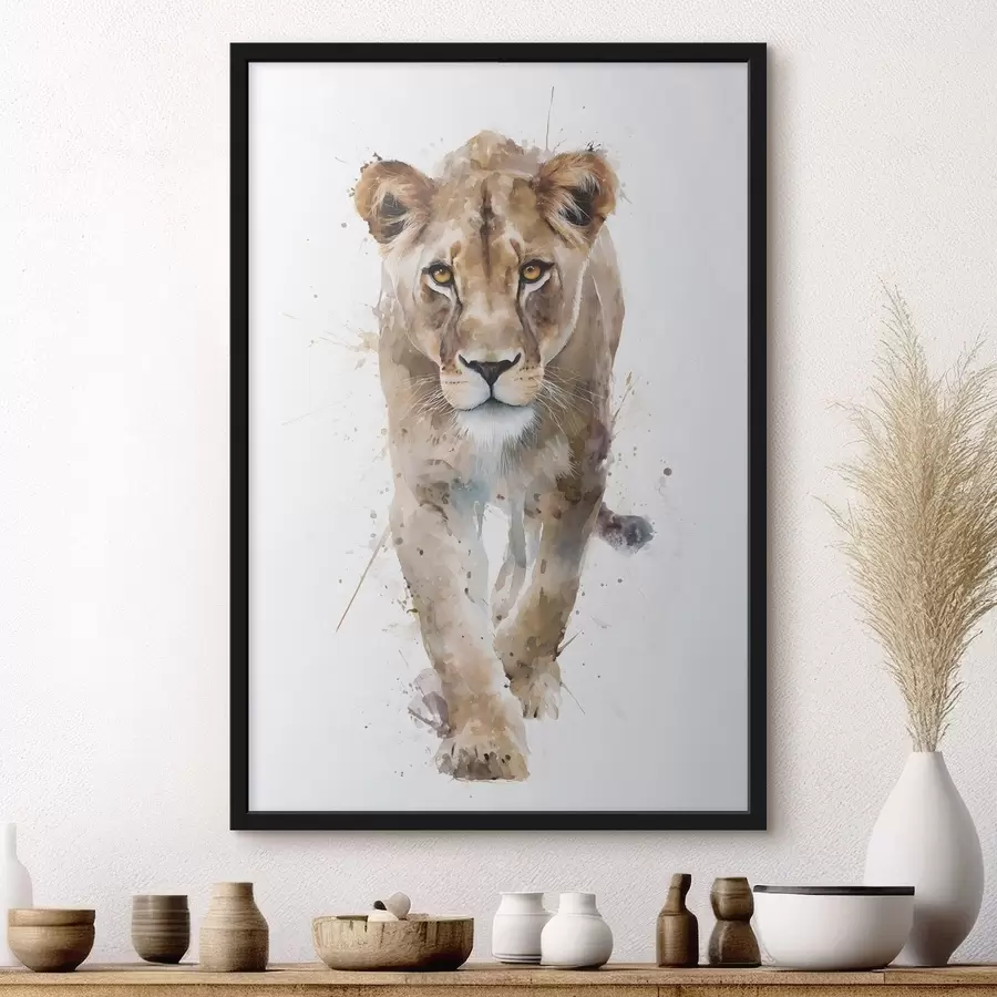 fototapet o ramură de cais înflorită, pictată în stil acuarelă f48526