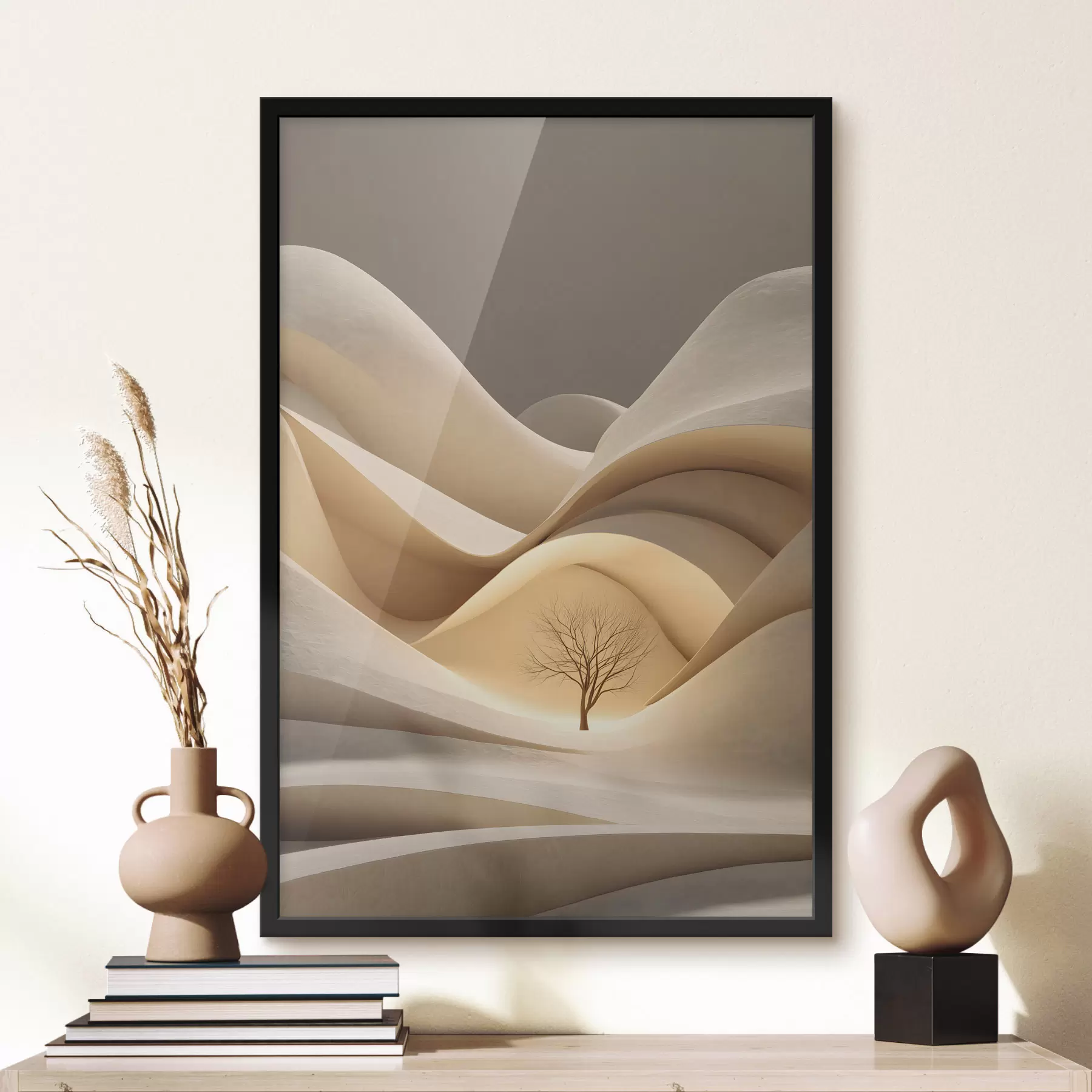 fototapet un chip feminin abstract, văzut din profil f48529