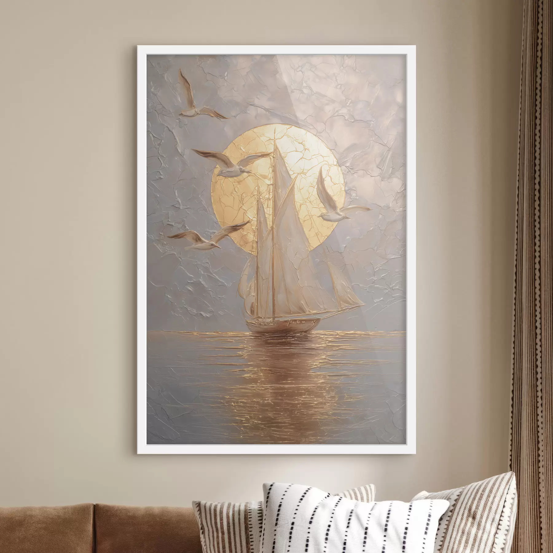 fototapet profilul unei femei în stil vitraliu f48556