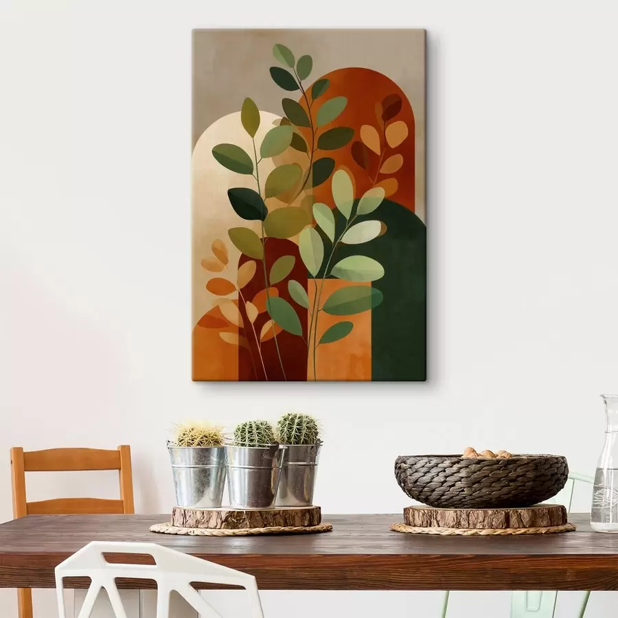 Tablouri Frunze de plante în stil abstract s48560