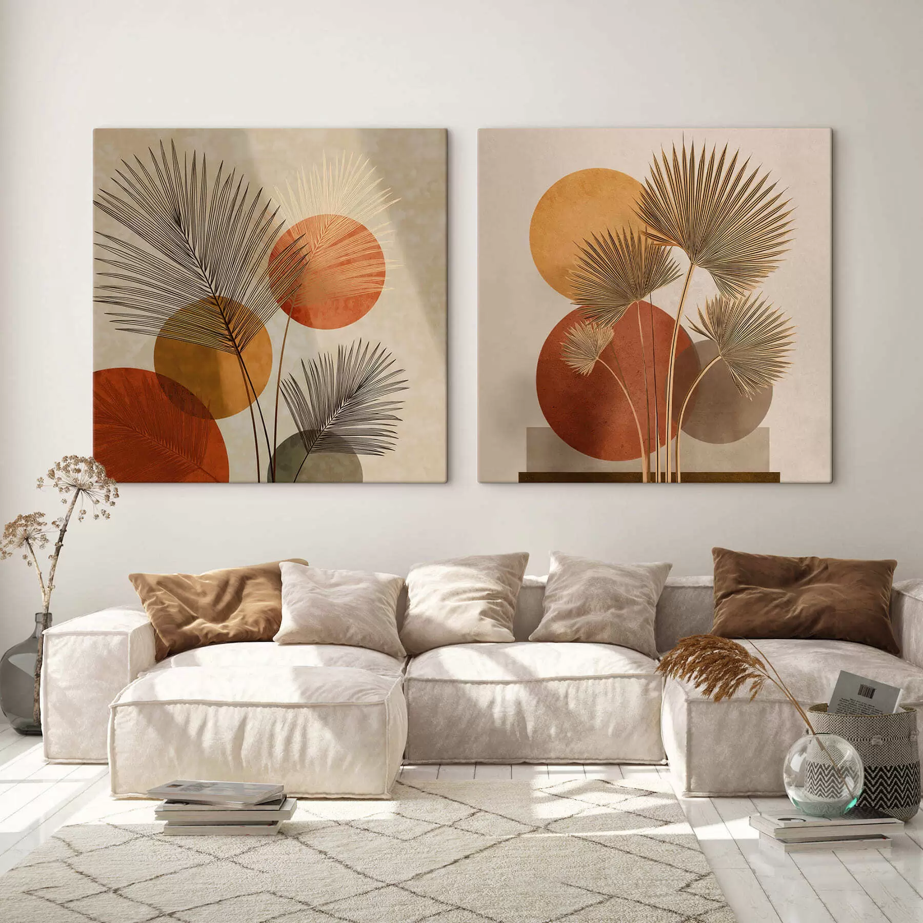 Tablouri Abstract frunze de palmier m30265