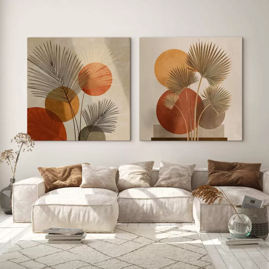 Tablouri Abstract frunze de palmier m30265