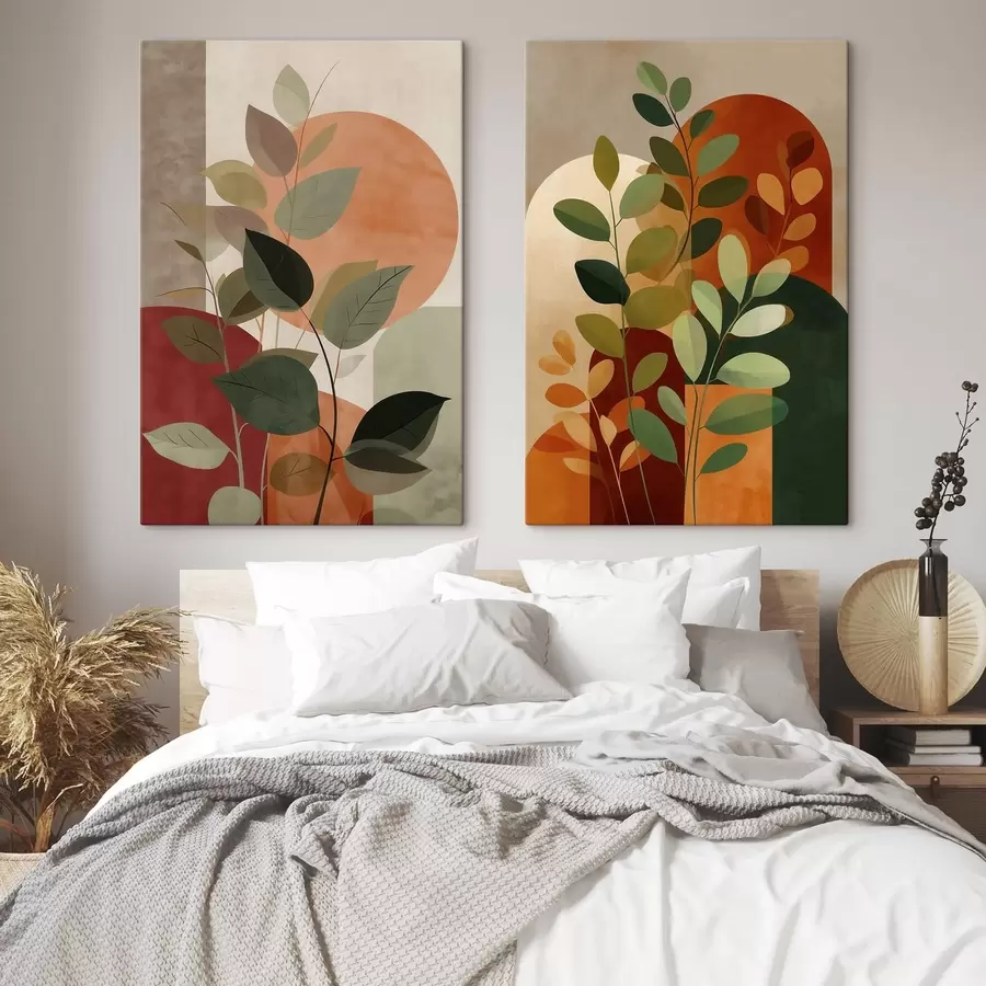 Tablouri Frunze de plante în stil abstract m30266