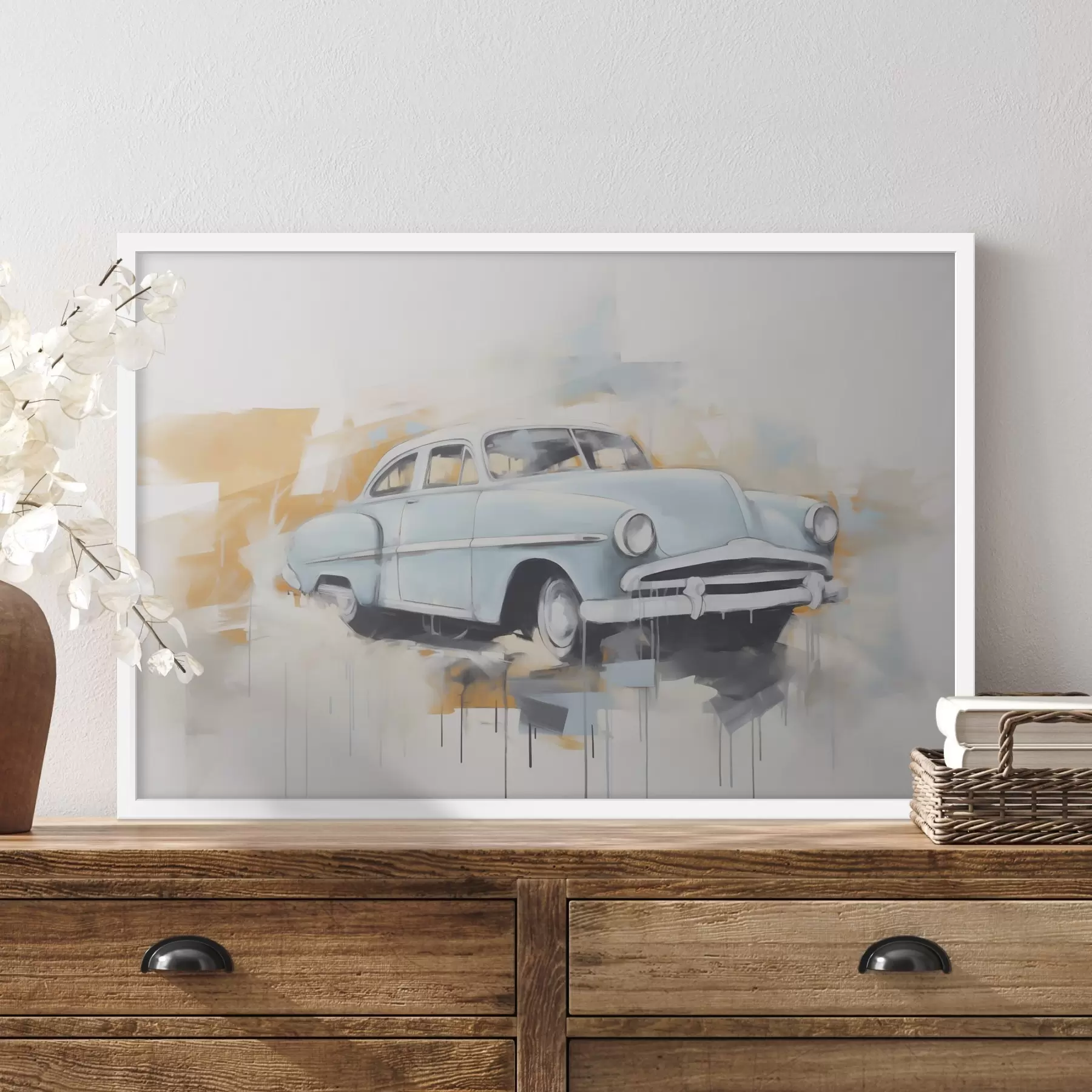 fototapet Abstracție cu o mașină f48595