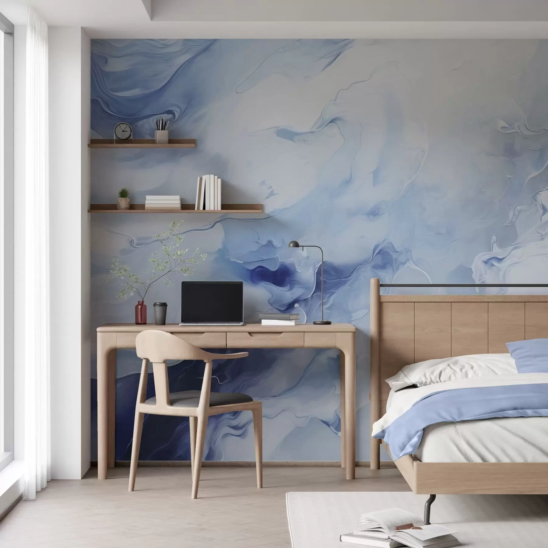 fototapet Venatura rafinată a marmurei w05441