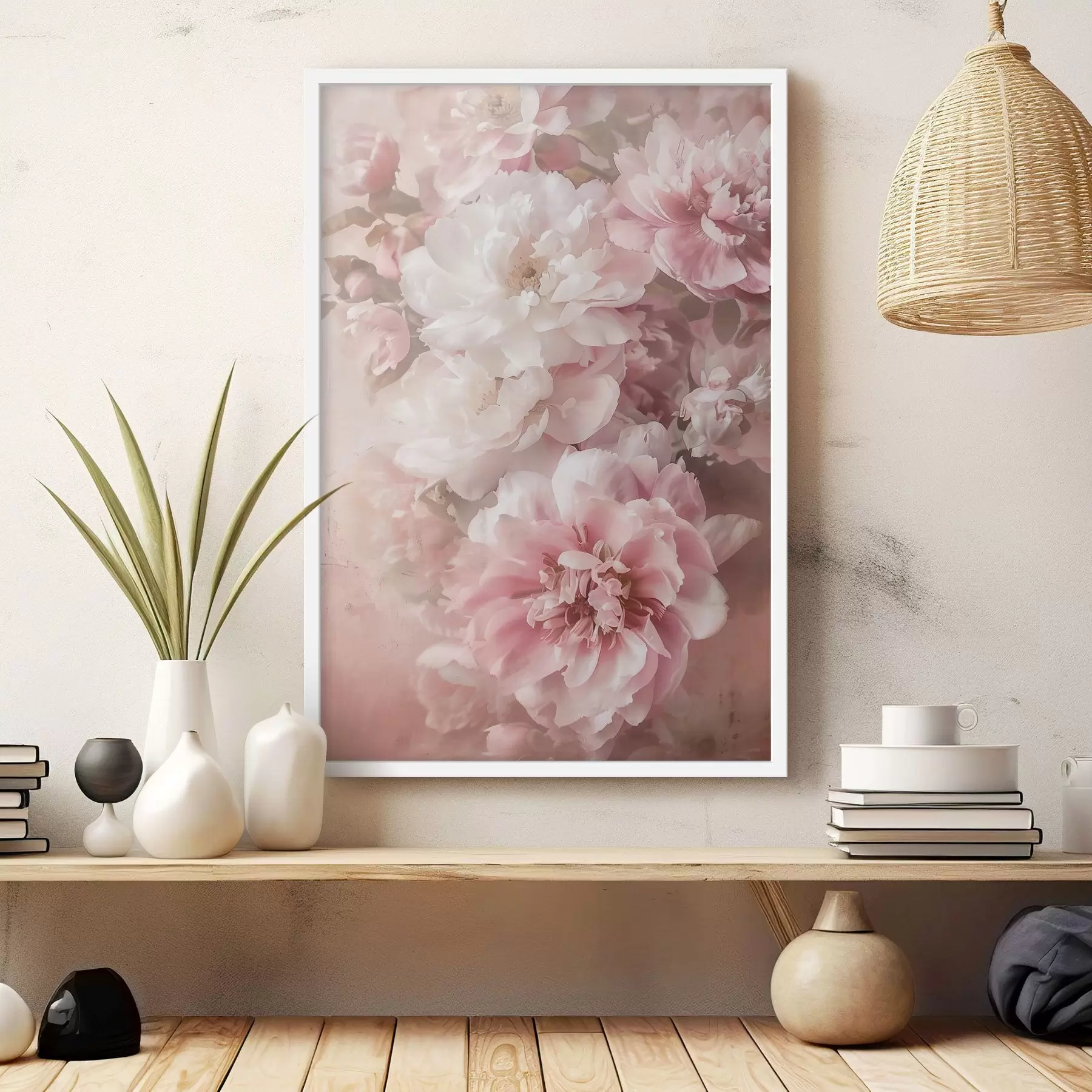 fototapet Flori delicate de bujor f48566