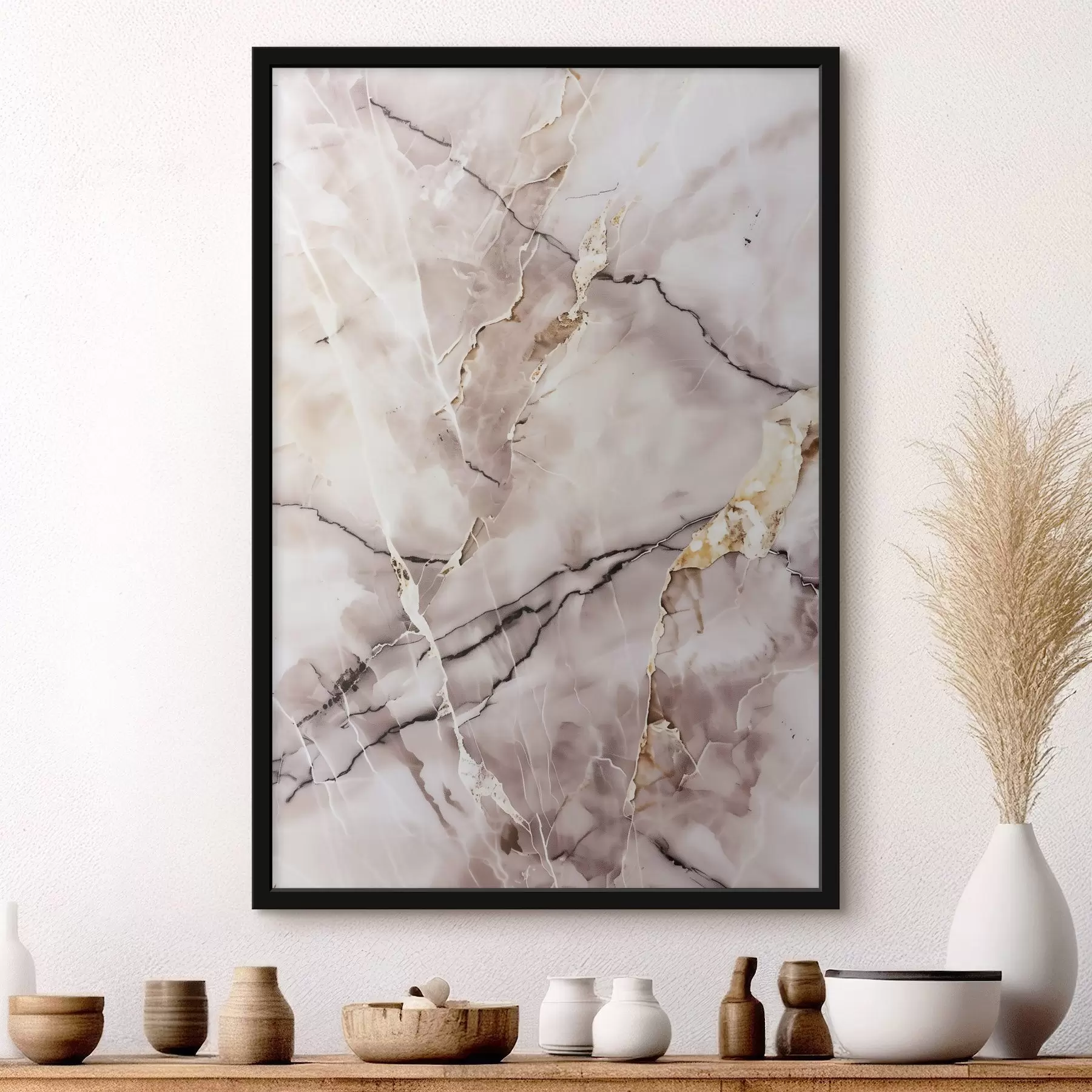 fototapet Textură de marmură, bej f48571