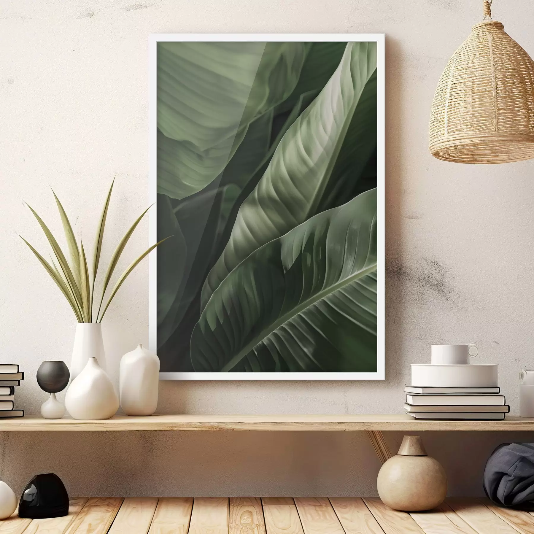 fototapet Botanică, frunze tropicale f48577