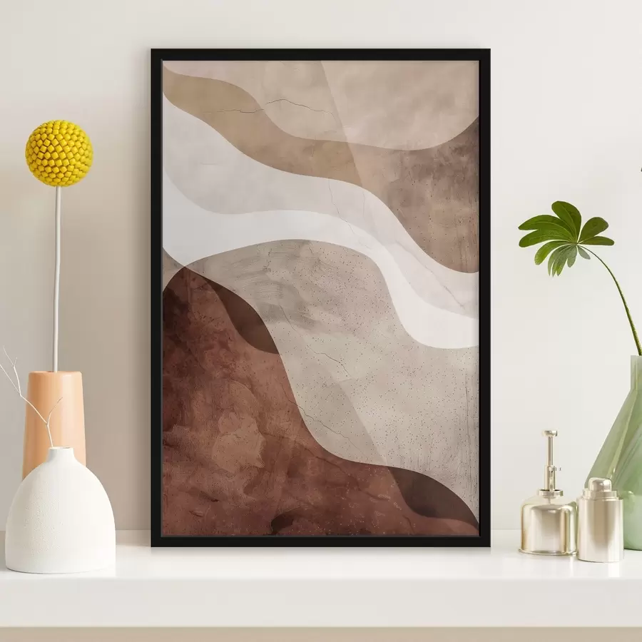 fototapet Abstracție modernă, nuanțe calde f48580