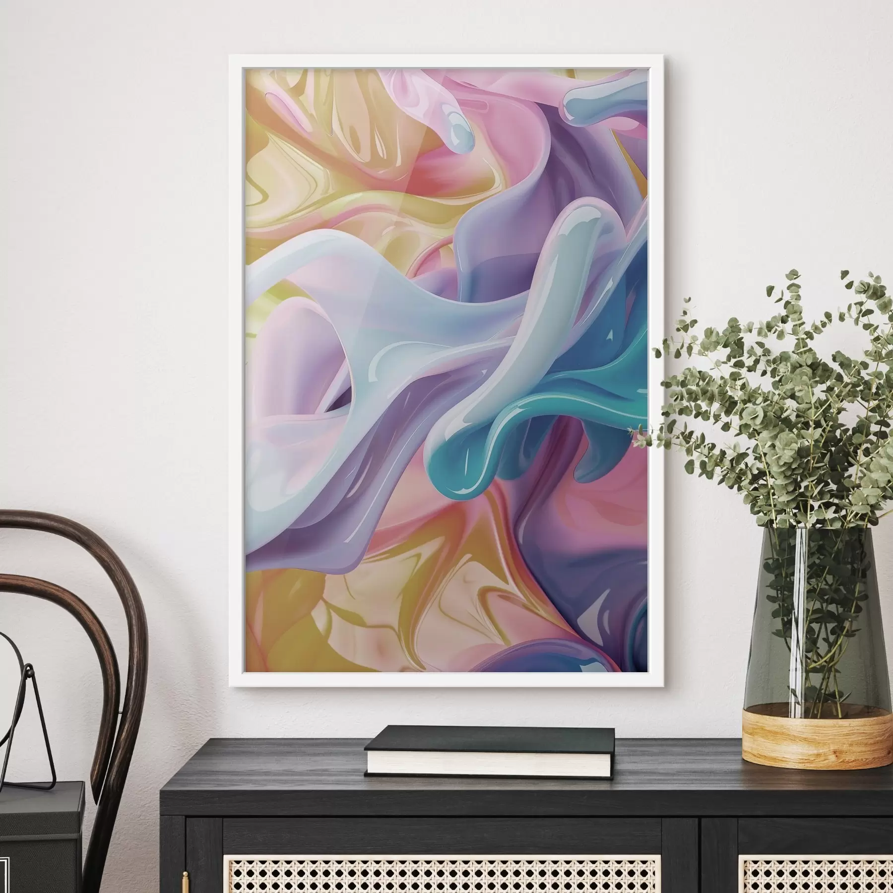 fototapet Artă abstractă, culori dinamice f48582