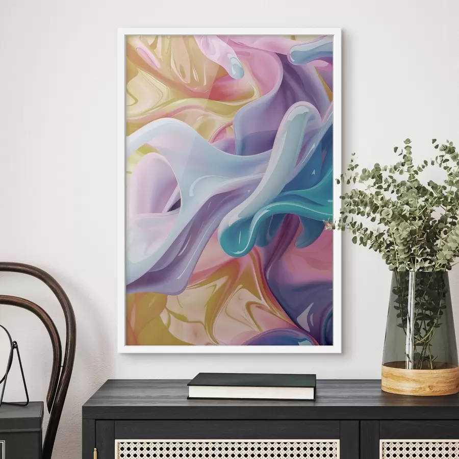 fototapet Artă abstractă, culori dinamice f48582