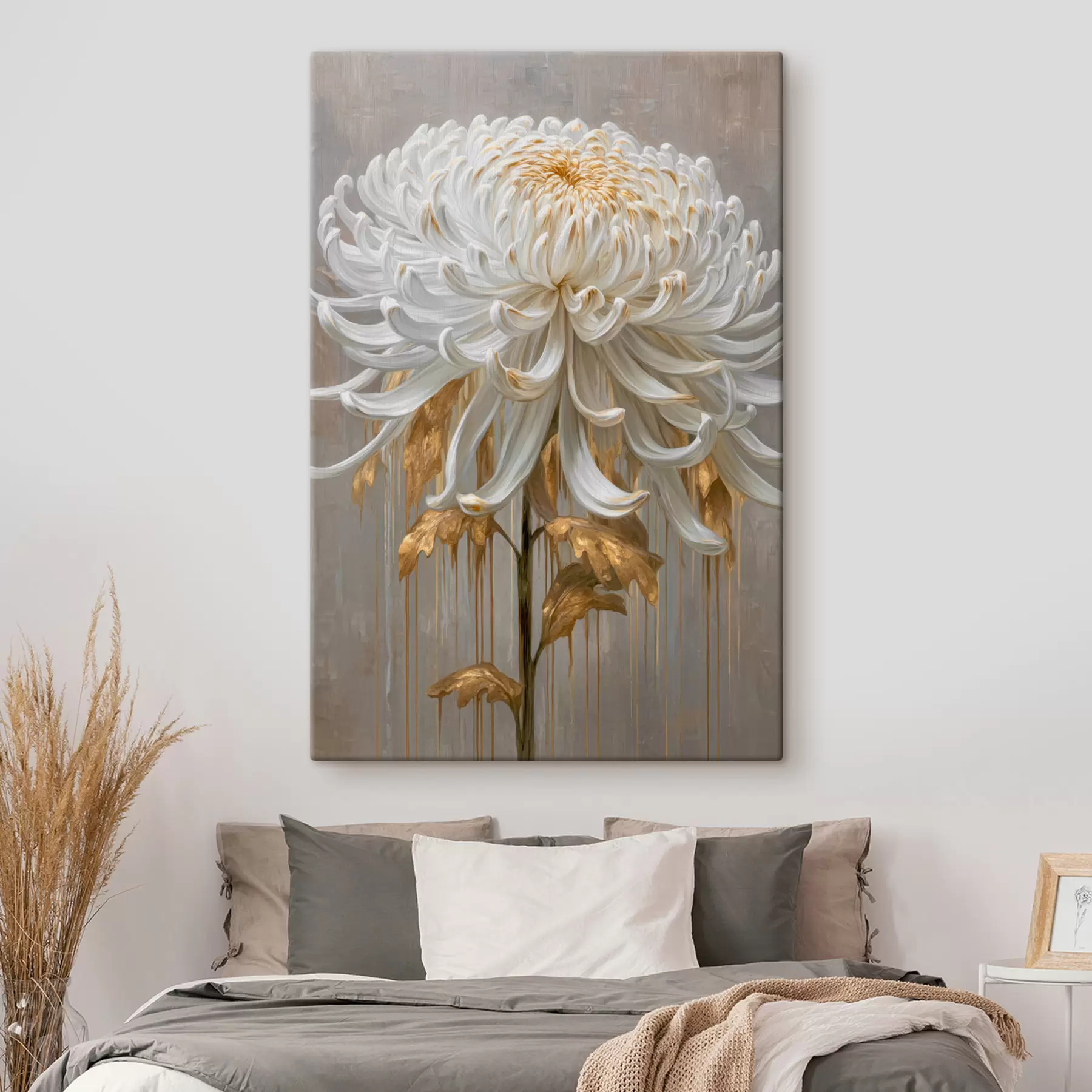 Tablouri O floare abstractă de dimensiuni mari s48520